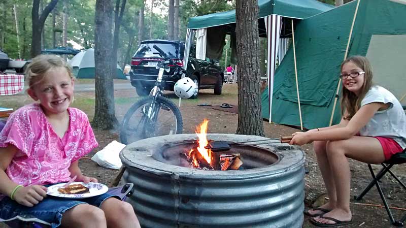 campfire apple pies